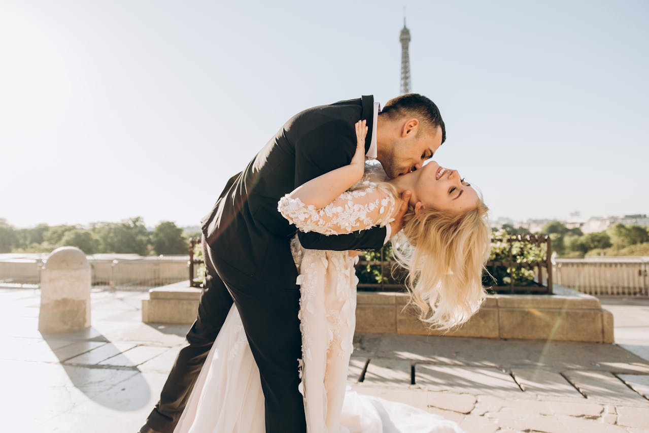 Brautpaar bei der Hochzeit